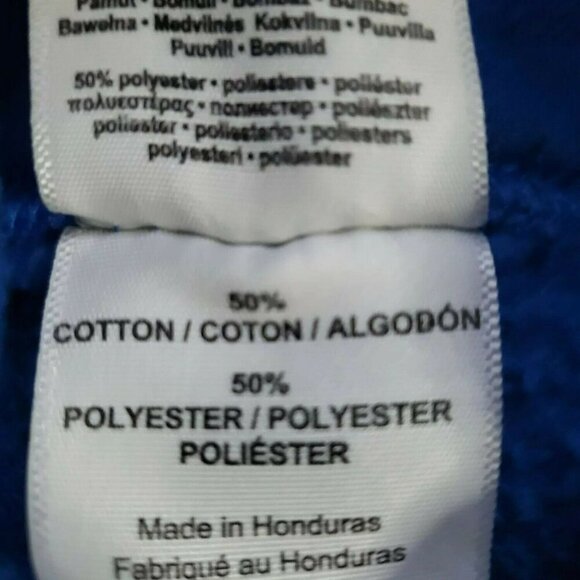 Gildan Heavy Blend Veteran Military Hoodie Sweatshirt Blue Vintage Skull Earned - Picture 8 of 12